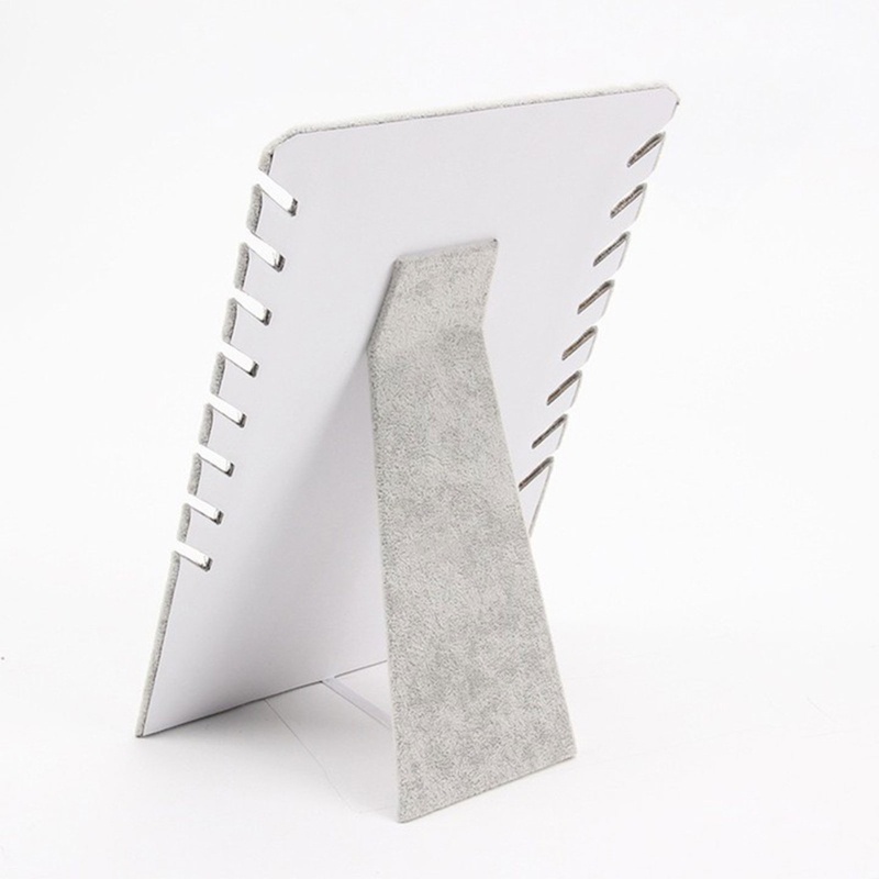 Youyo Giá Đỡ Trưng Bày Vòng cổ Bằng Flannel Màu Đen Trưng Bày