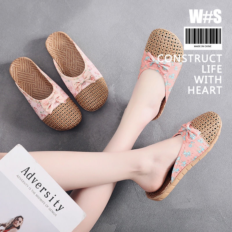 Dép Cói Đi Biển Chống Trượt Chân Tiện Dụng Thời Trang Hè Cho Nam Và Nữ Size 35-45