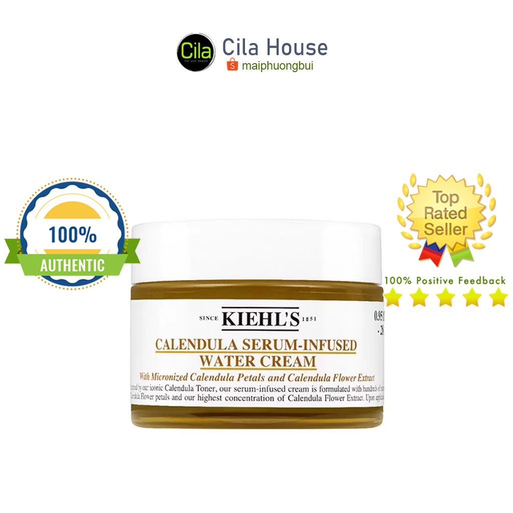 Kem dưỡng Kiehl’s hoa cúc Calendula Serum-infused Water Cream - Cila House