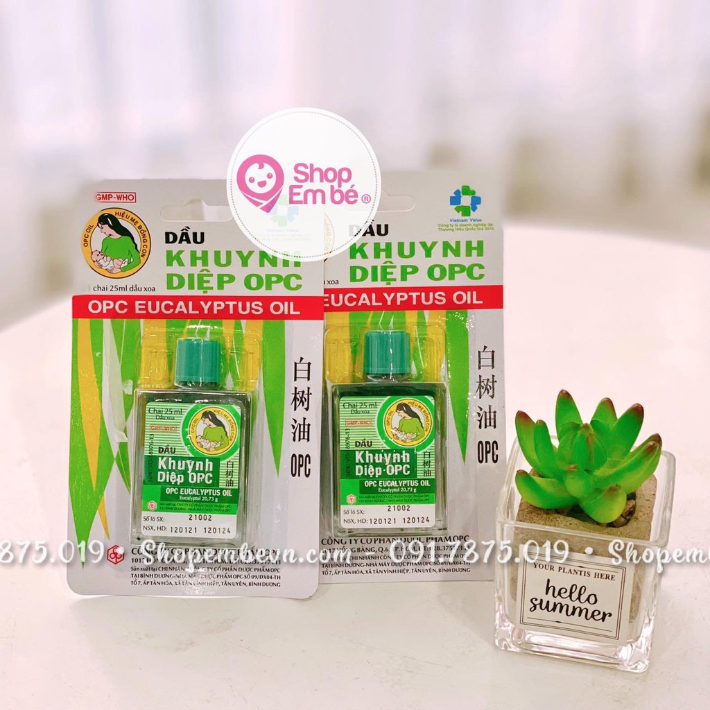 Dầu Khuynh Diệp OPC 25ml Cho Bé Sơ Sinh Và Trẻ Em