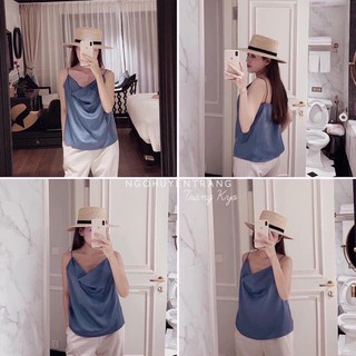 Sỉ Áo lụa 2 dây cổ đổ chất đẹp
