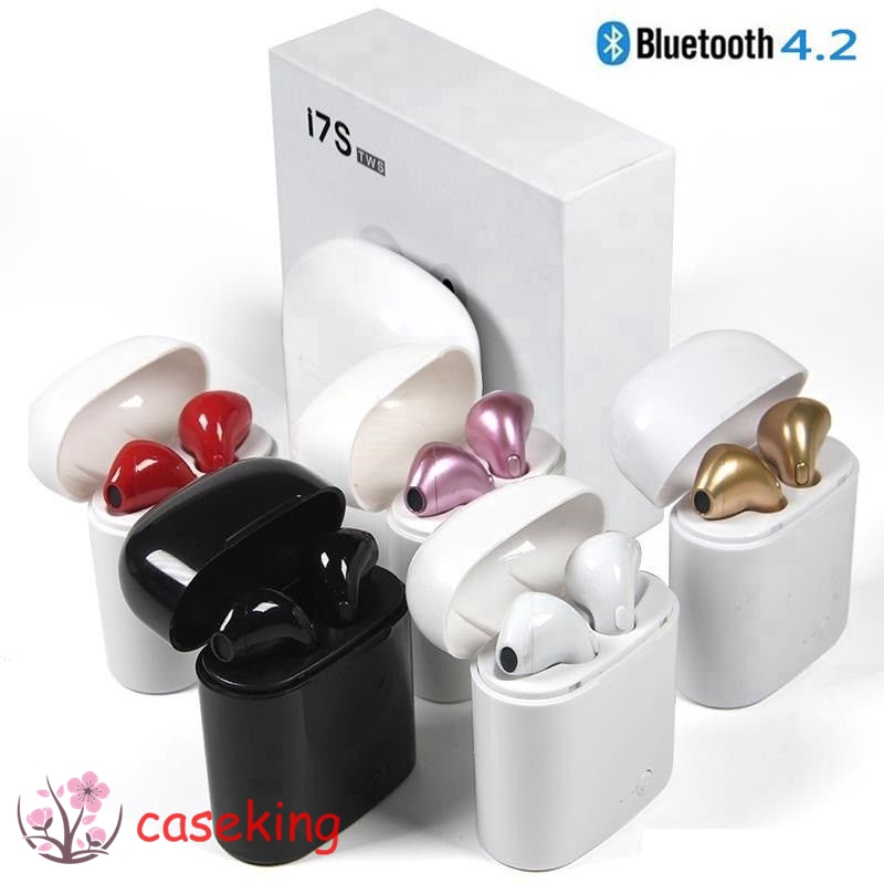 Tai Nghe Bluetooth Không Dây Mini Tws I7S Kèm Hộp Sạc Cho Iphone / Xiaomi / Airpods