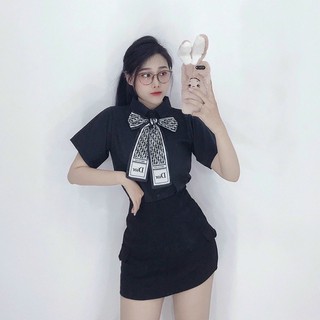Áo sơ mi nơ CN tay ngắn - A2U