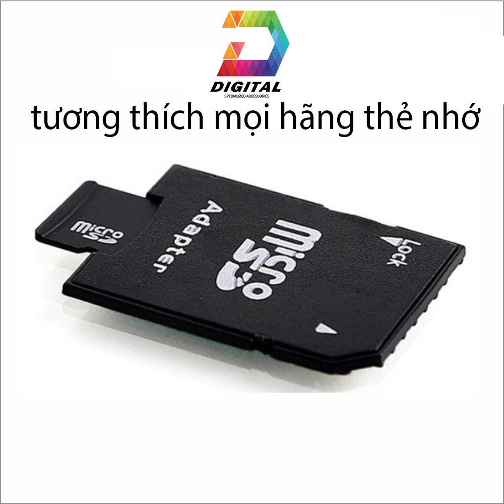 Adapter Thẻ Nhớ Sandisk Chuyển Đổi Thẻ Nhớ Micro SD Sang Thẻ Nhớ SD Chính Hãng