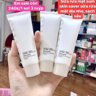 Su:m sữa rửa mặt Essential trắng 40ml