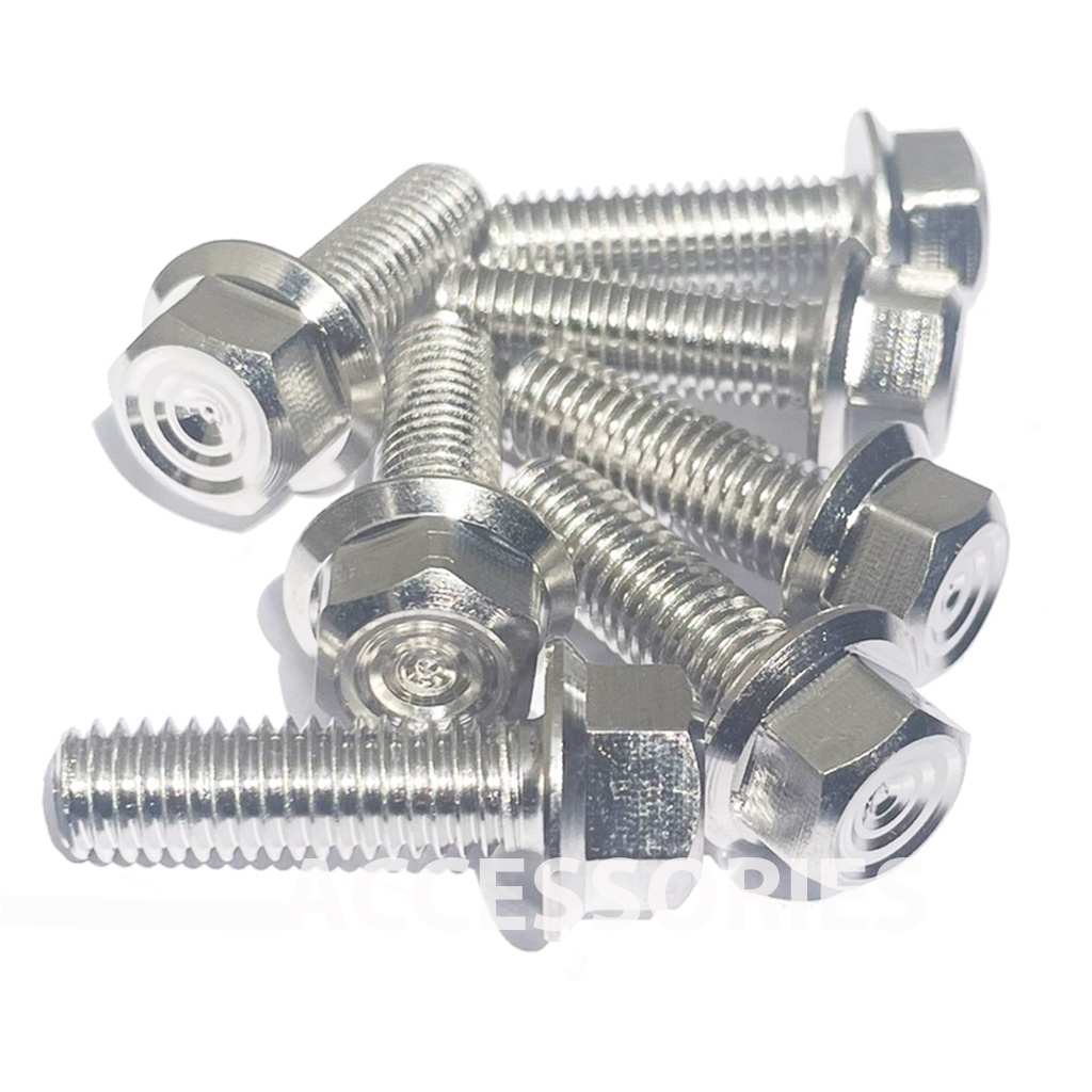 Ốc Salaya 8li25 Trụ Mẫu Xoáy Thái gắn pass heo Honda/Pas Gát Chân Sau/cảng sau Yaz và các vị trí cùng kích thước PKPH