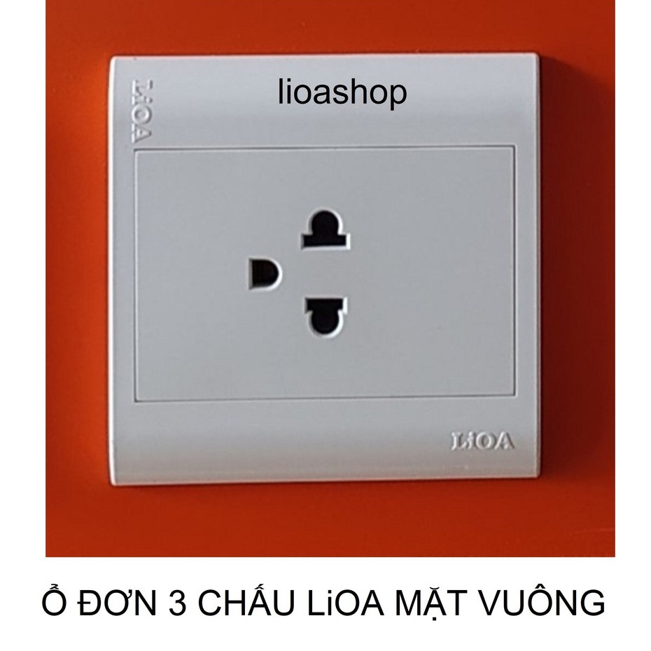 Ổ ĐƠN 3 CHẤU LiOA MẶT VUÔNG.