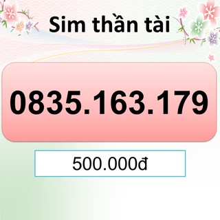Sim số đẹp
