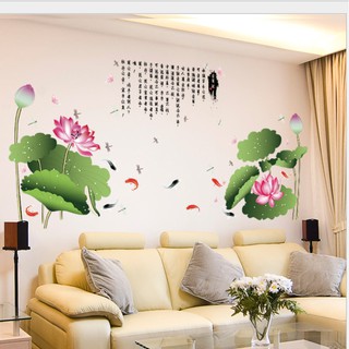 Decal Dán Tường Phòng Khách Tranh Dán Phòng Khách