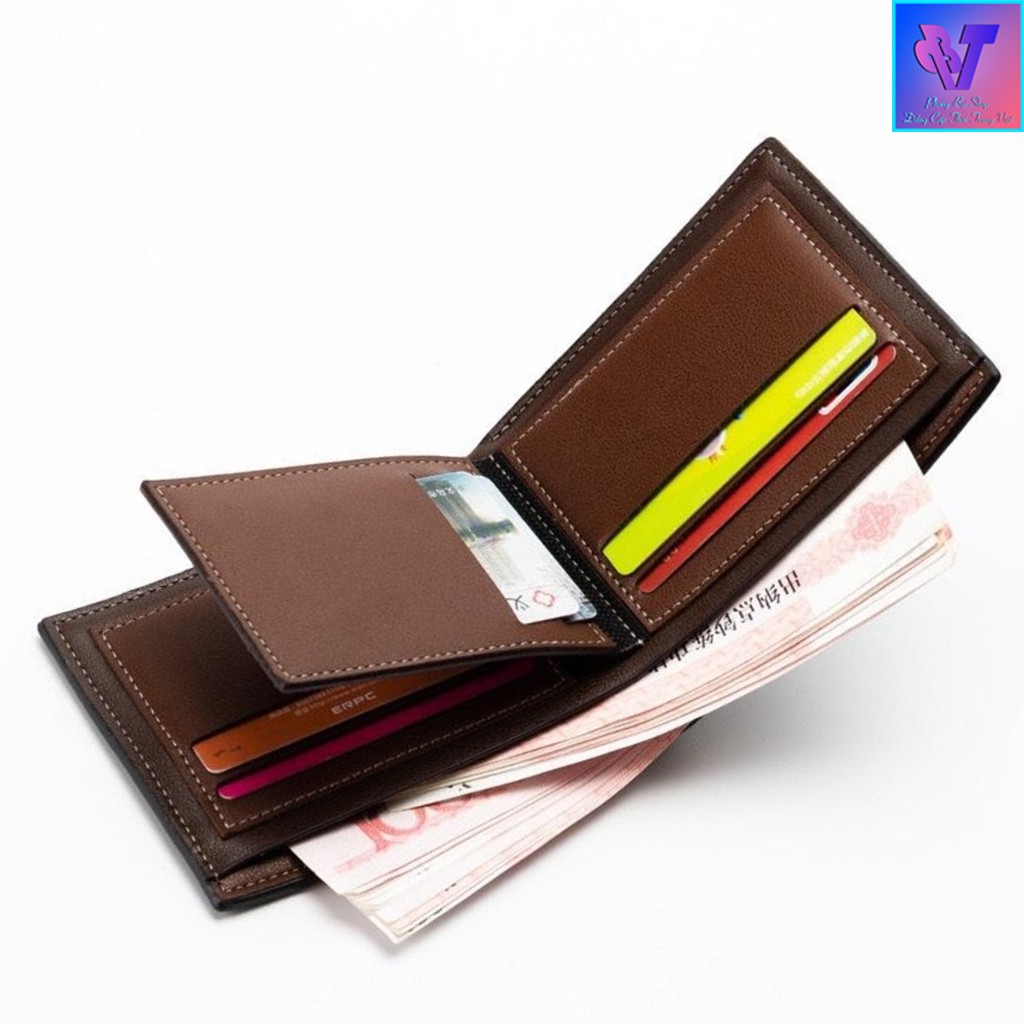 Ví Ngang Nam Da Đẹp Nhiều Ngăn Tiện Dụng Chất Da Bền Đẹp Không Nổ Da Ví Gập Nam Bóp Tiền Nam Bóp Da Ví Da  [Freeship] | BigBuy360 - bigbuy360.vn