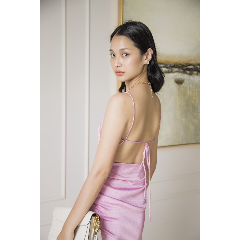 Đầm Camisole Vải Rũ Bóng - EDINI - D1496