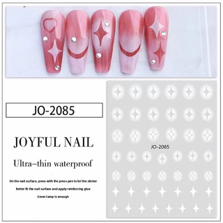 sticker 3d lấp lanh miếng dán móng tay nail