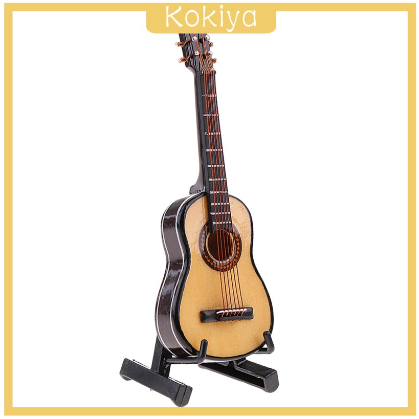 Đồ Chơi Mô Hình Đàn Guitar Cổ Điển Tỉ Lệ 1 / 12 Cho Búp Bê 12 &quot;