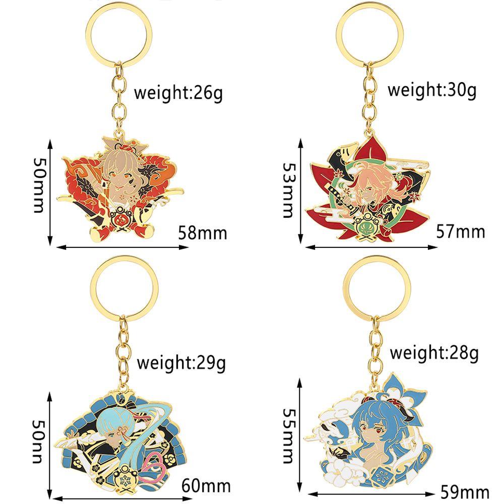 Móc khóa nhân vật game Genshin Impact Venti/ Xiao/ Keqing/ Zhongli/ Ganyu/ mặt nạ Xiao/ mặt nạ Childe - GSK111