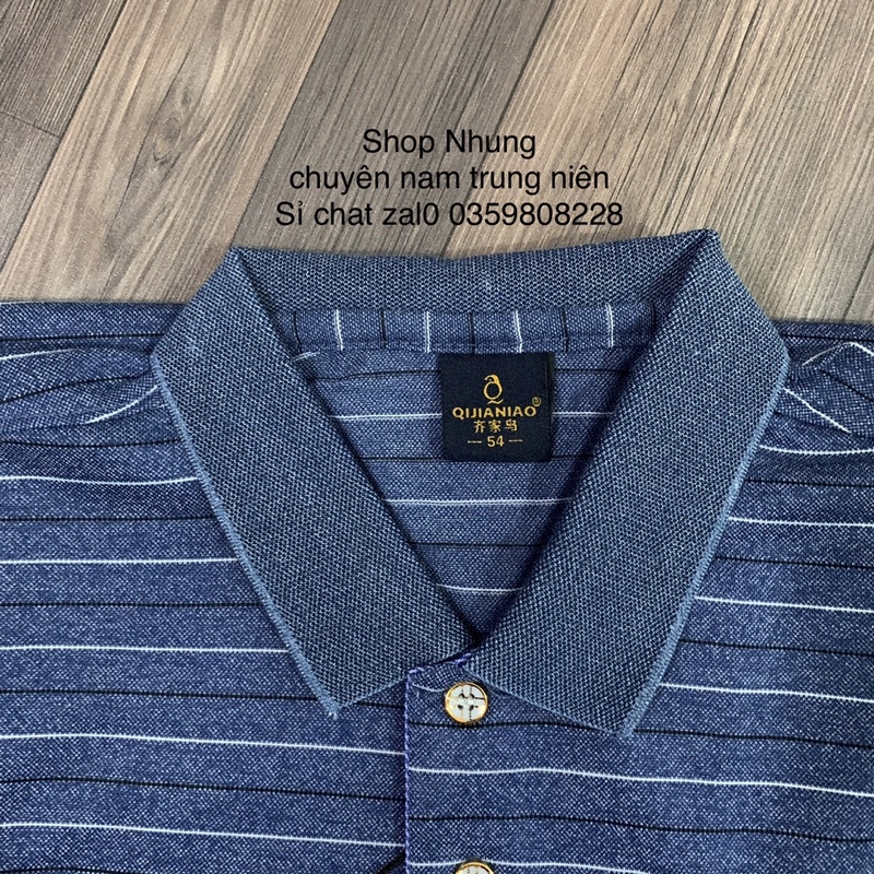 Áo thun dài tay nam trung niên hàng Quảng Châu