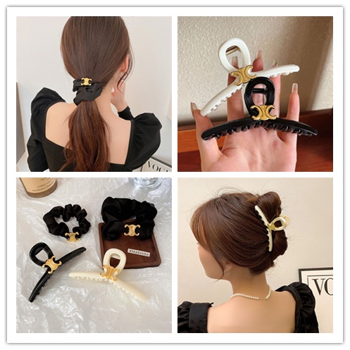 Dây Buộc Tóc Lụa Sữa Co Giãn Tốt Phong Cách Hàn Quốc Cho Nữ trâm cài tóc kẹp càng cua