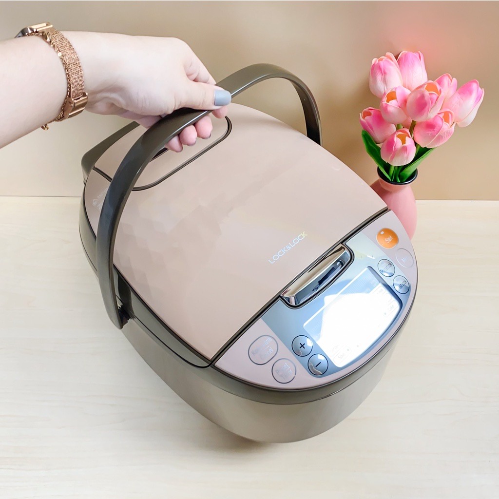 Nồi cơm điện lock&amp;lock 1,8 lít, nồi cơm điện EJR156 750w
