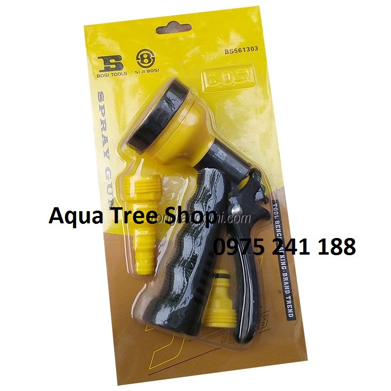 Vòi tưới cây Bosi 6 tùy chỉnh phun tưới (không bao gồm dây)