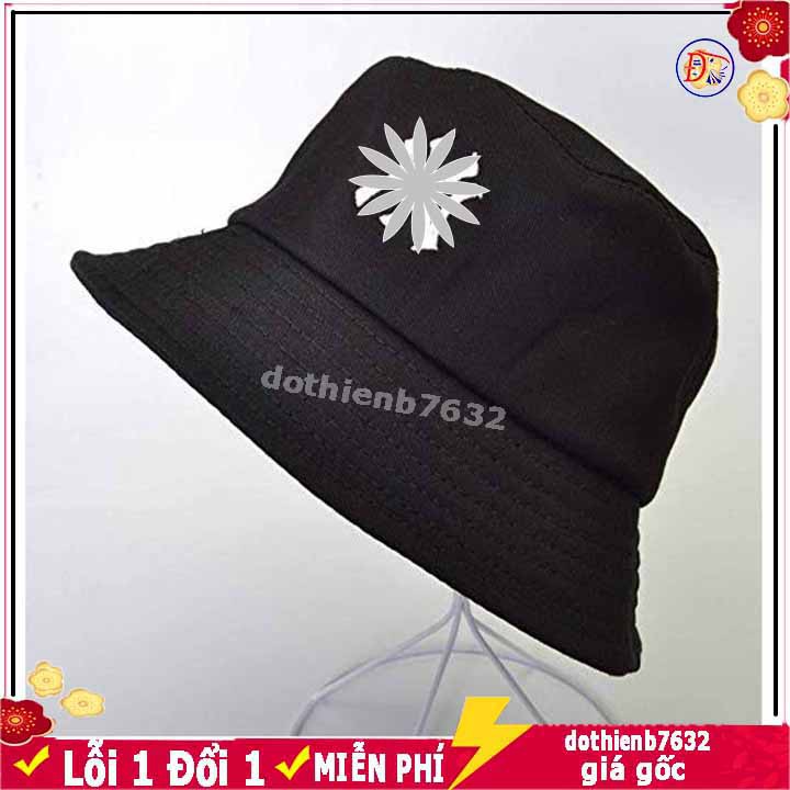 Mũ BUCKET cute 1 mặt hot trend, ⚡️ vVIDEO + ẢNH THẬT ⚡️ Nón bánh bèo vành nam nữ thêu đẹp mắt [Full  màu chọn]