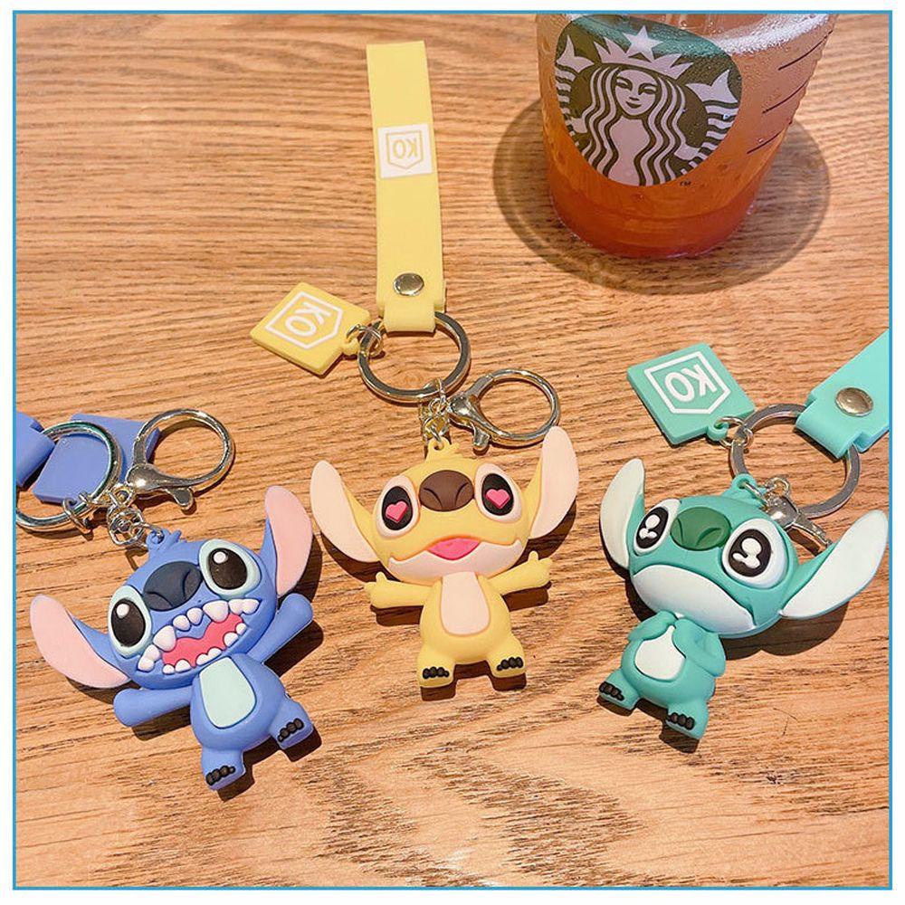 LANFY Móc Khóa Silicon Hình Stitch Hoạt Hình Dễ Thương