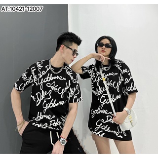 Áo phông docle nhiều chữ in nổi chất liệu cotton