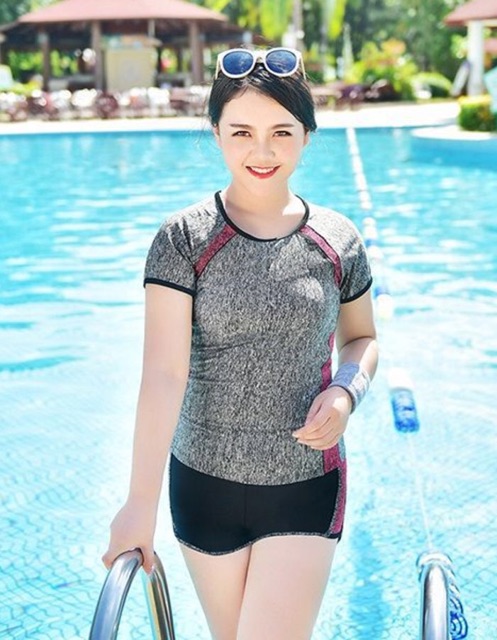 Đồ bơi big size hàng bao đẹp set 3 món size lớn 70-90kg không thấm nước (bikini)