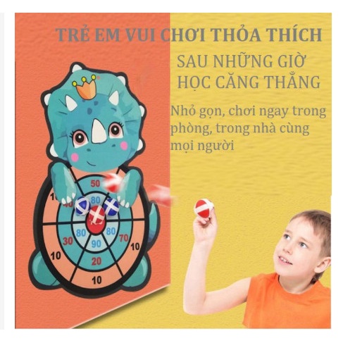 Ném Bóng Dính, Bảng Phi Tiêu Bóng Ném Dính Rèn Luyện Tính Tập Trung Cho Bé Kèm 3 Bóng