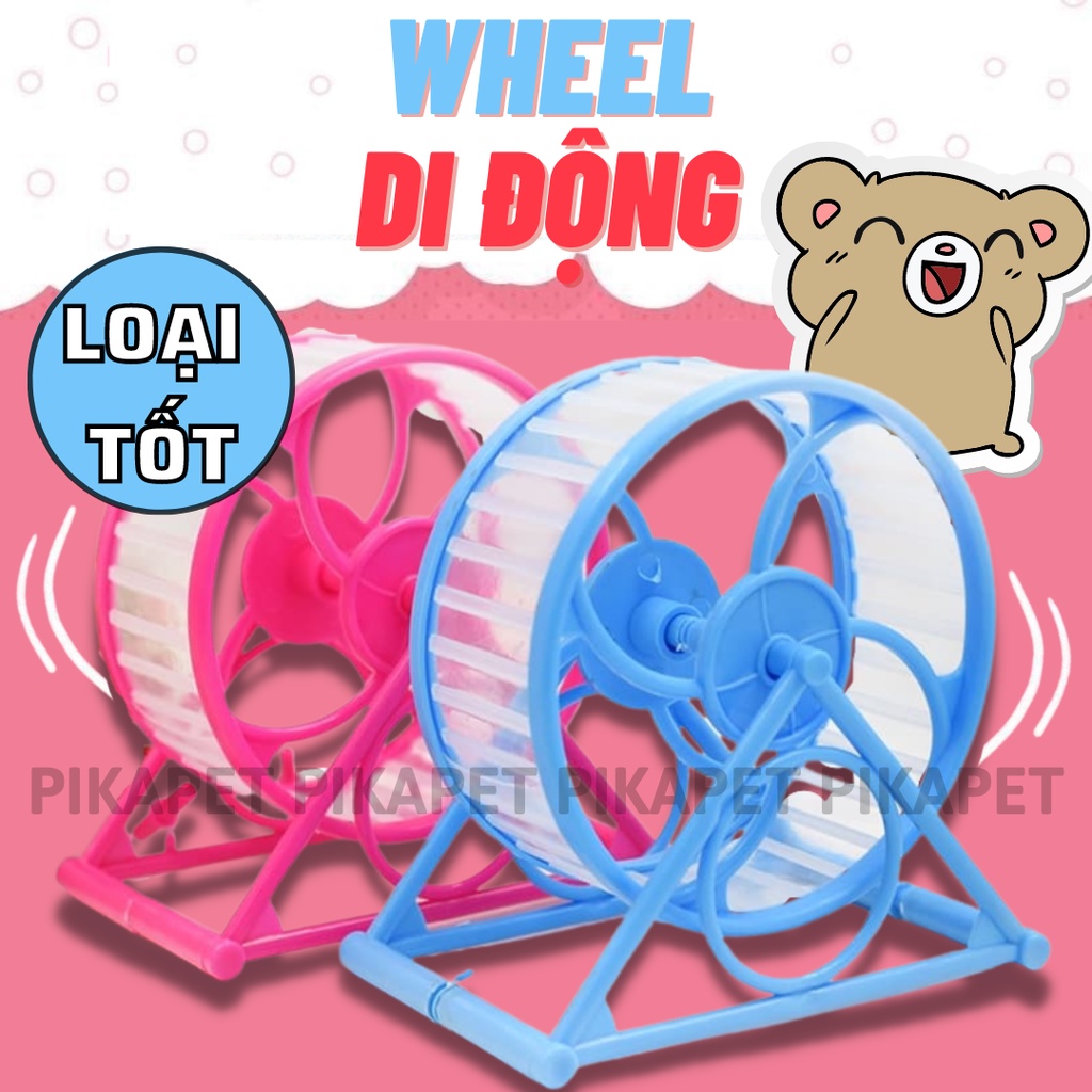 Wheel chạy di động cho hamster.