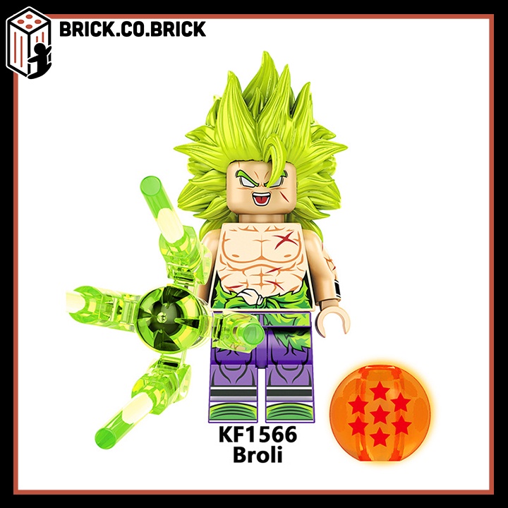 Dragon Ball Bảy Viên Ngọc Rồng Đồ chơi Lắp ráp Mới Nhất Son Goku Vegeta Vegetto Broli KF6142