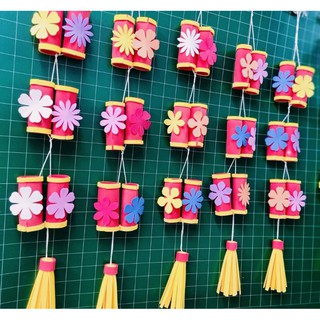 Dây pháo trang trí tết thủ công handmade (1 dây)