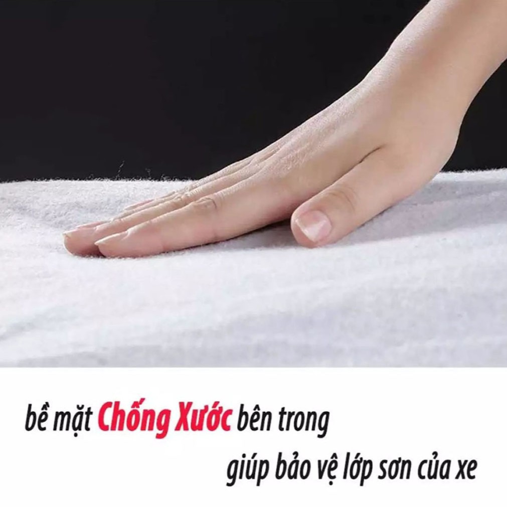 Bạt phủ nửa xe ô tô - Bạt trùm nóc xe hơi chống nóng, chống xước, chống mưa, cho các dòng xe 4 chỗ, 7 chỗ