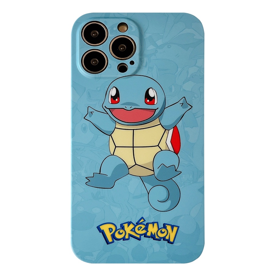 Iphone Ốp Điện Thoại Silicon Họa Tiết pokemon & pikachu & squirtle Cho Iphone15 pro max 14 pro max 13 pro max 12 pro max 11