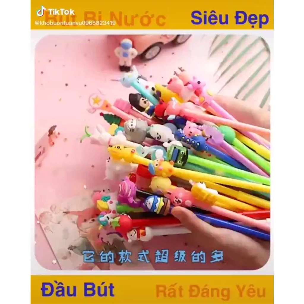 Bút hình thú siêu dễ thương cute cho bé set 20 cây - BAH1