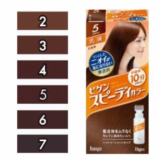[ BEST SELLER ] Thuốc nhuộm tóc phủ bạc Nhật Bản Bigen Hoyu MẪU MỚI 2019 S026