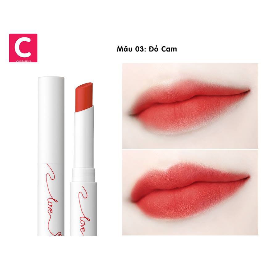 Son sáp dài Pucca – PUCCA LOVE EDITION SMUDGING TINT STICK