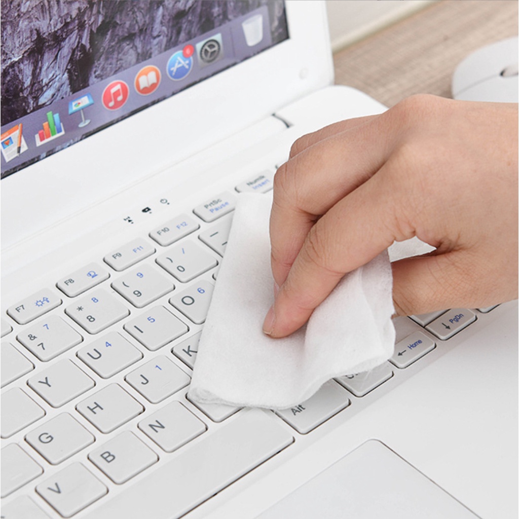 Bộ vệ sinh chuyên dụng dành cho Laptop máy tính Macbook Lens Máy ảnh Điện thoại Ipad Kính mắt Tivi dạng khăn rút