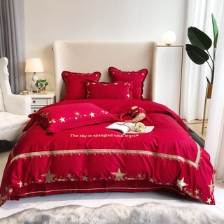 bộ chăn ga gối Lụa satin 60s, hàng 7 món