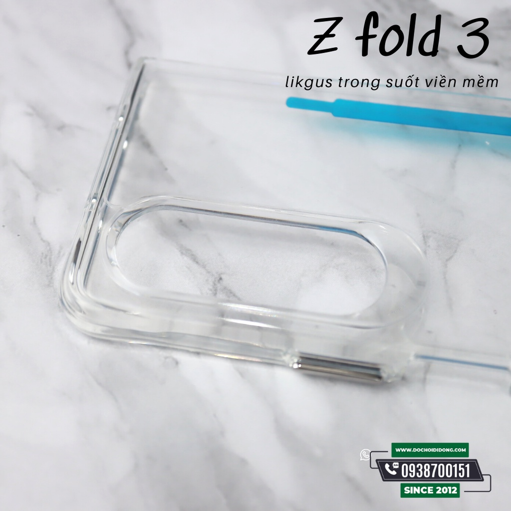 Ốp Lưng Samsung Z Fold 3 / Z Fold4 Likgus Crytal Pro Lưng Viền Cứng Lưng Viền Mềm Chống Sốc