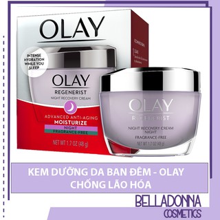 Kem dưỡng ban đêm tái tạo làn da - chống lão hóa Olay Regenerist Night Recovery Cream Advanced Anti-aging 48g