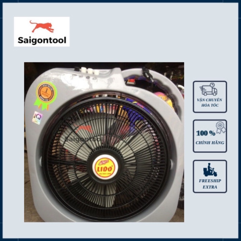 Quạt Hộp B4 Lido - Hàng chính hãng, sẵn có (màu ngẫu nhiên)