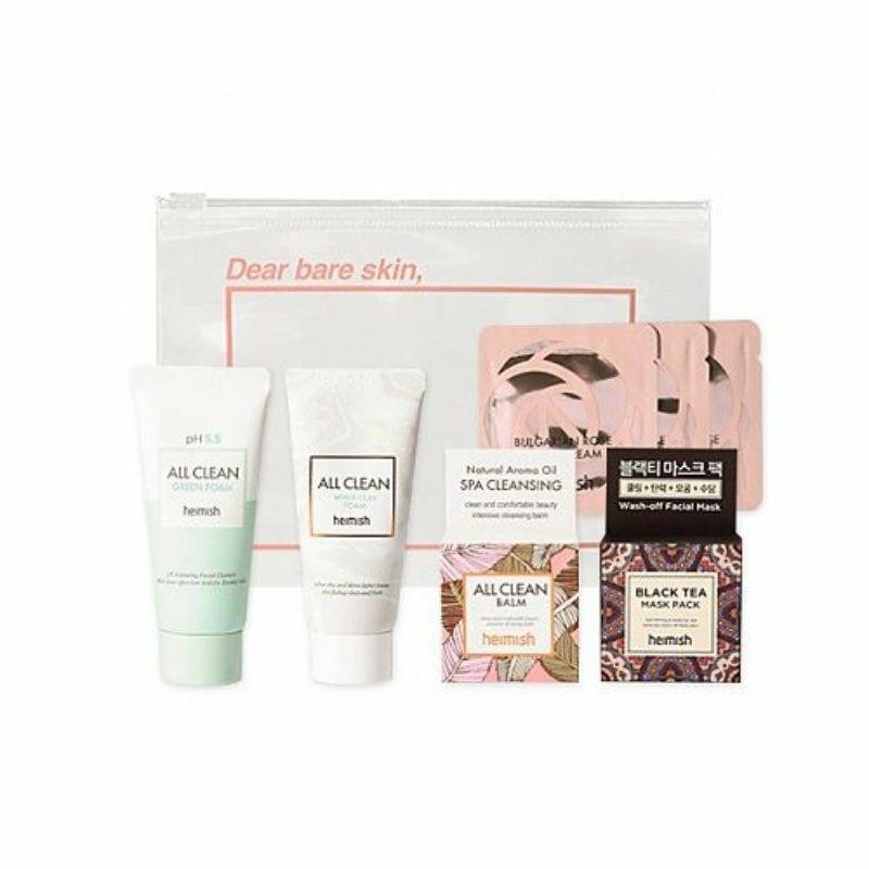 Hàng Korea - Set Làm Sạch, Dưỡng Da Heimish