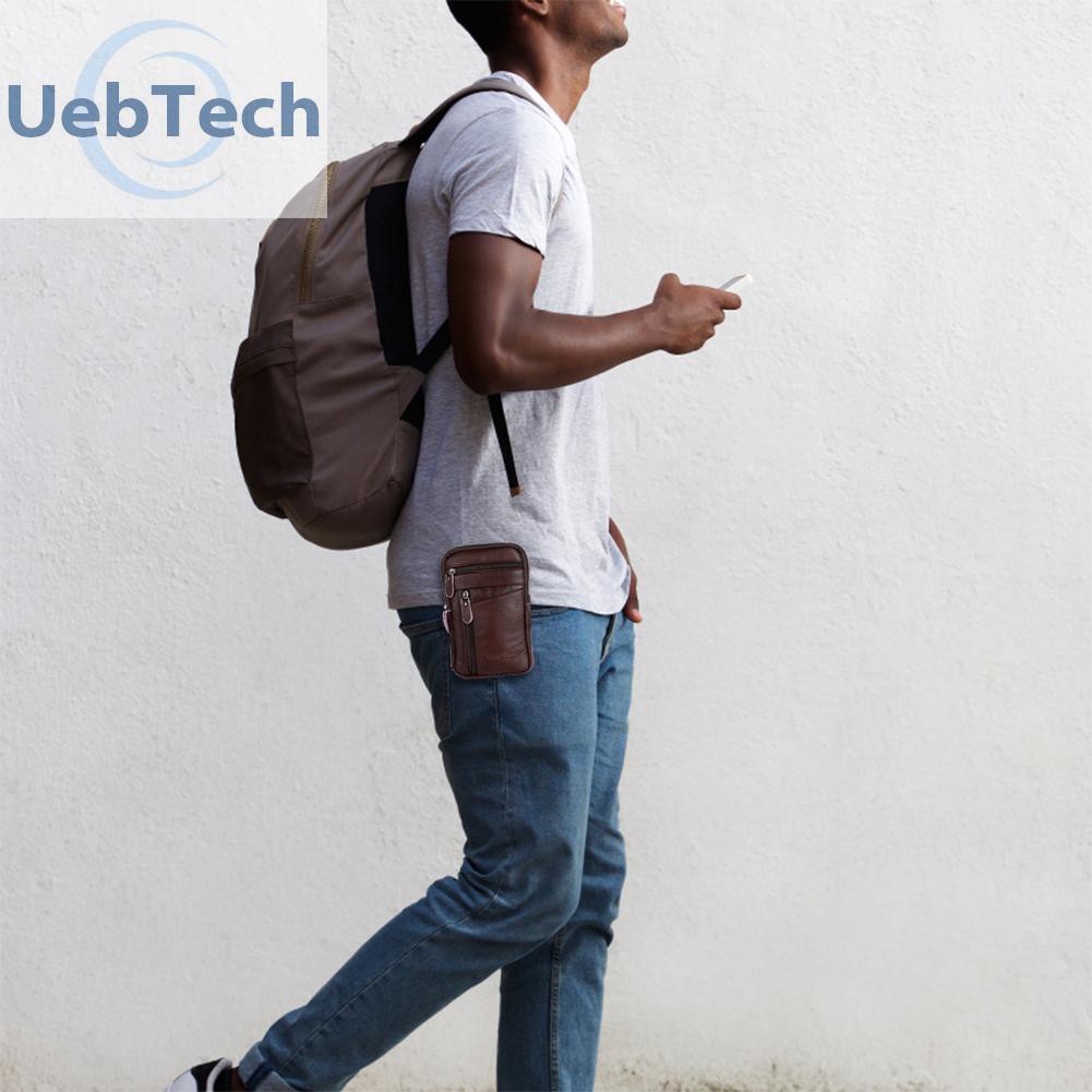 Túi đeo chéo da thật uebtech 1.15 cho nam