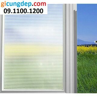Decal dán kính/kiếng sọc ngang