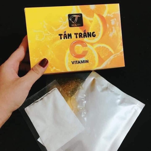 Tắm trắng cam vitamin c