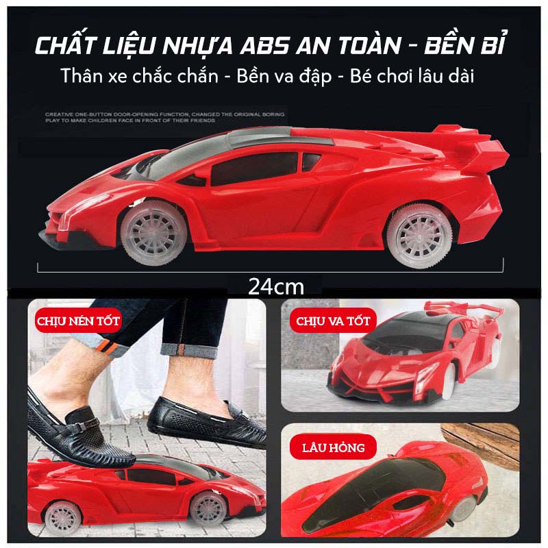 Ô tô biến hình robot SOGAO Pin khỏe chắc chắn chơi bền không sợ hỏng