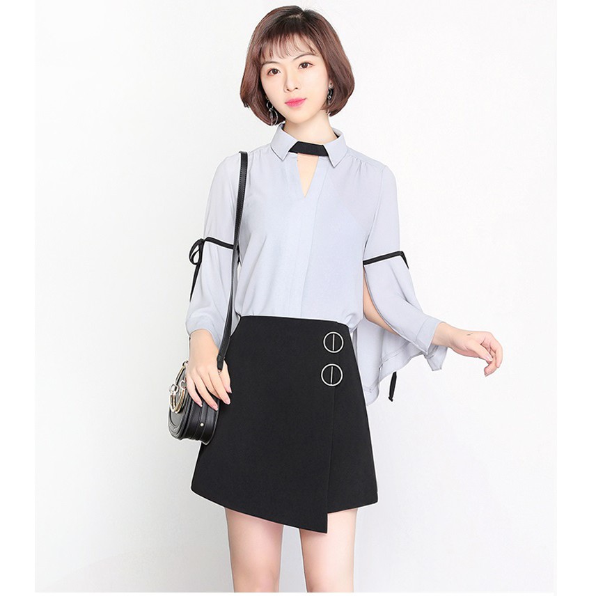 CHÂN VÁY CHỮ A VẠT LỆCH HOT TREND CÓ BIG SIZE 67KG