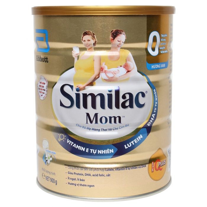 Sữa Similac Mom IQ Plus hương vani 900g - TẶNG TÚI SÁCH