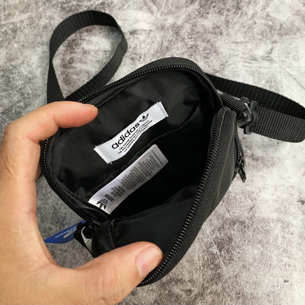 ⚡️ [ HÀNG XỊN FULL TAG CODE  FREESHIP ] Túi đeo chéo Mini NMD Pouch Bag - Black (DH3218) - ẢNH THẬT SẴN HÀNG