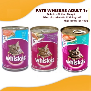 Pate Cho Mèo Trưởng Thành Whiskas Lon 400g