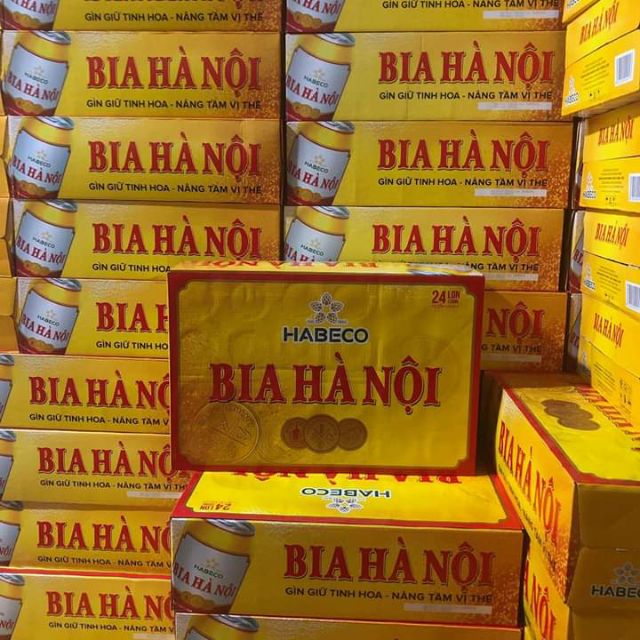 Thùng Bia Hà Nội 24 lon x 330ml